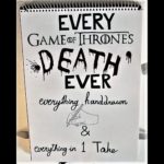 EVERY major GAME OF THRONES death EVER drawn with hand! (SPOILERS)