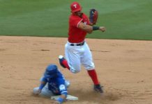Blue Jays, Rangers get into wild melee