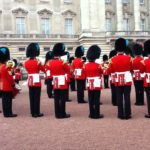 Game of Thrones theme song played by the Queen’s guards