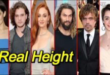 Real Height of Game Of Thrones Actors