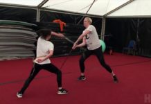 Maisie Williams & Gwendoline Christie Training For Game Of Thrones