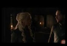 Jon snow and Daenerys Targaryen love scene GAME OF THRONES