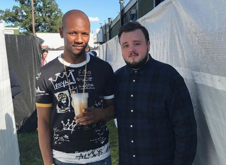 Giggs bumped into Samwell Tarly actor making his GoT dreams come true