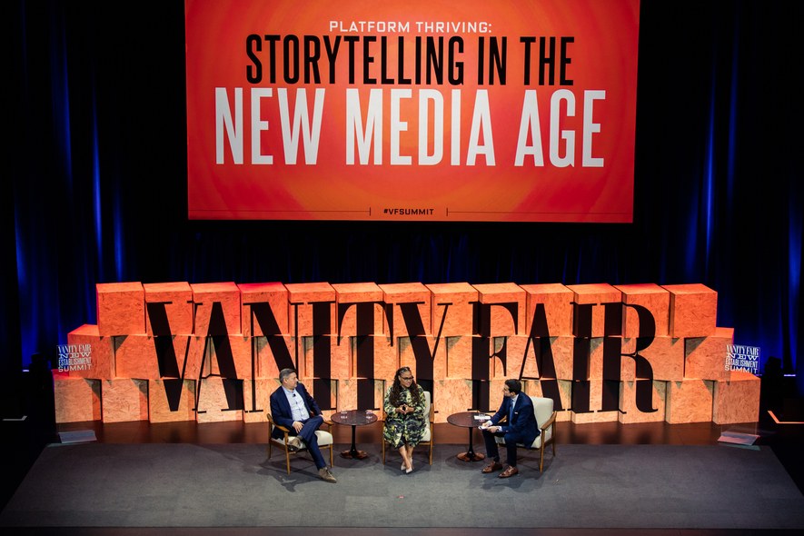 *Vanity Fair* Summit's Storytelling in the New Media Age panel. 