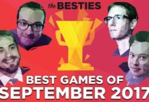 The Besties: Best Games of September 2017 (Feat. Justin, Griffin, Plante and Russ)