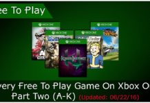Every Free To Play Xbox One Games Part One (Outdated)