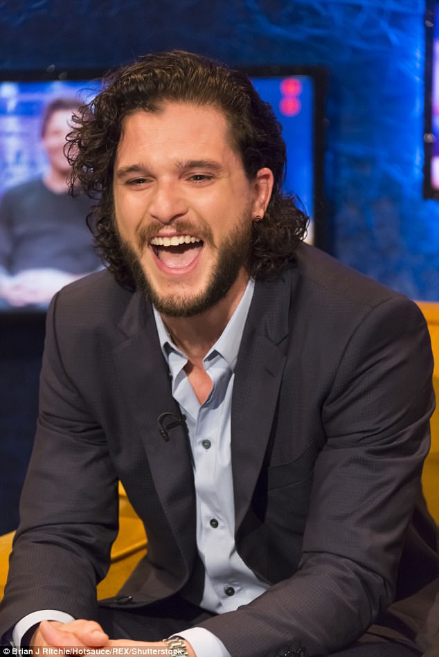 Suited star: Game of Thrones star Kit Harrington, 30, revealled how he ruined his big plans to propose to co-star Rose Leslie, also 30, but popping the question too early