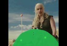 Emilia Clarke as Daenerys Targaryen in Game Of Thrones Behind The Scenes/Funny Moments