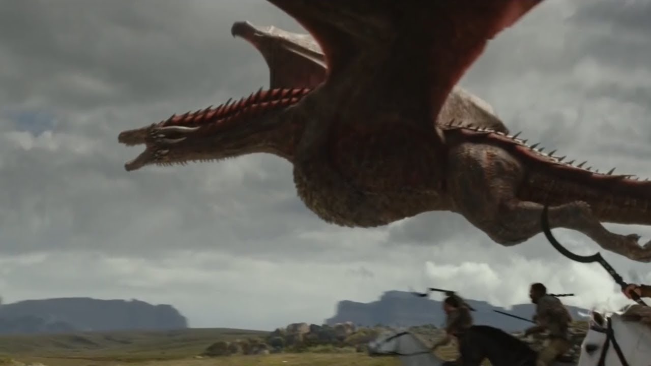 Game of Thrones S7E04 – Drogon Attacks Scene | Bend The Knee GOT