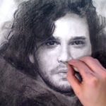 Epic Jon Snow / Game of Thrones Art Drawing Video