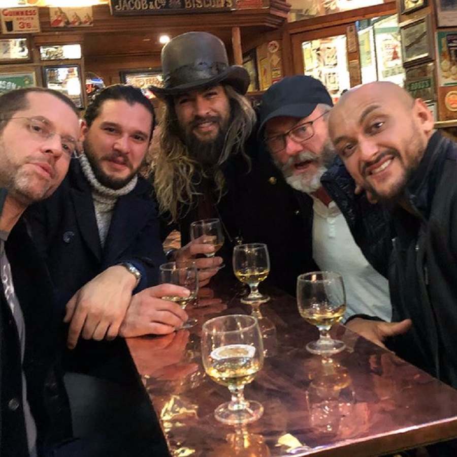 Jason Momoa (Khal Drogo) visited Belfast and had a ball with the cast of Game of Thrones!