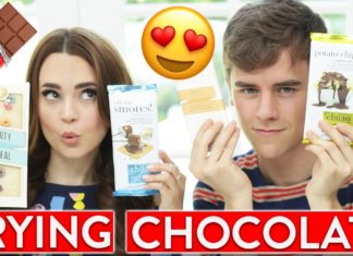 TRYING FUN CHOCOLATE FLAVORS w/ Connor Franta!