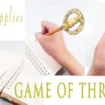 How to make School Supplies with Game of Thrones inspire