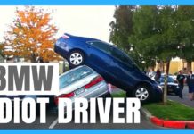 BMW IDIOT DRIVERS, 34 Examples of Low IQ Drivers Caught On Video