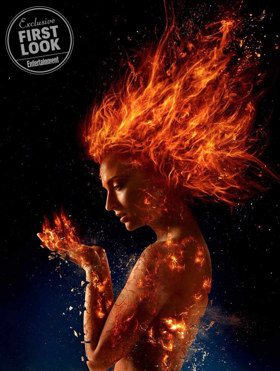 Sophie Turner (Sansa Stark) is too hot to handle in the first look of X-Men: Dark Phoenix