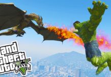 GTA 5: THE HULK vs THE DRAGON MOD 🐊💥 (GTA 5 Mod)
