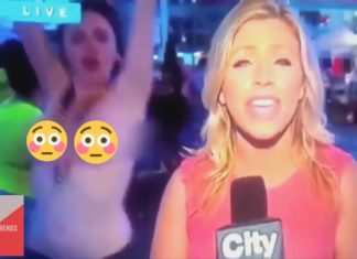 Did she really do this on live TV??