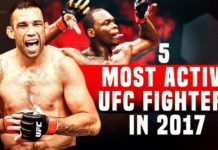 5 Most Active UFC Fighters In 2017