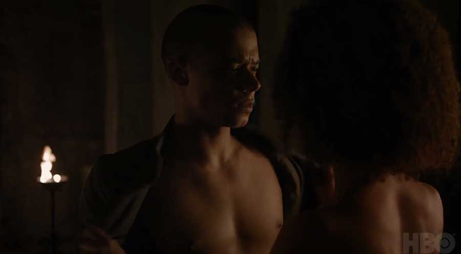 17 things we learned from Game of Thrones season 7 trailerGreyworm-makes-love