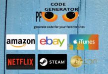 Generate giftcards and coins for your favorite sites