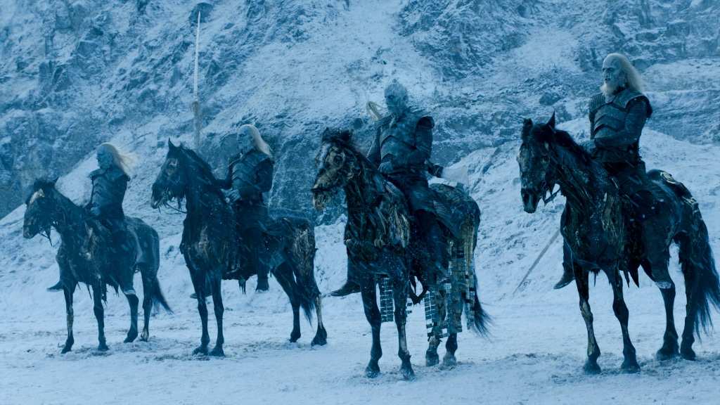 White Walkers spotted filming at Magheramorne Quarry set