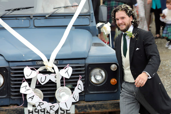 Kit Harington, who clearly knows something about getting married.