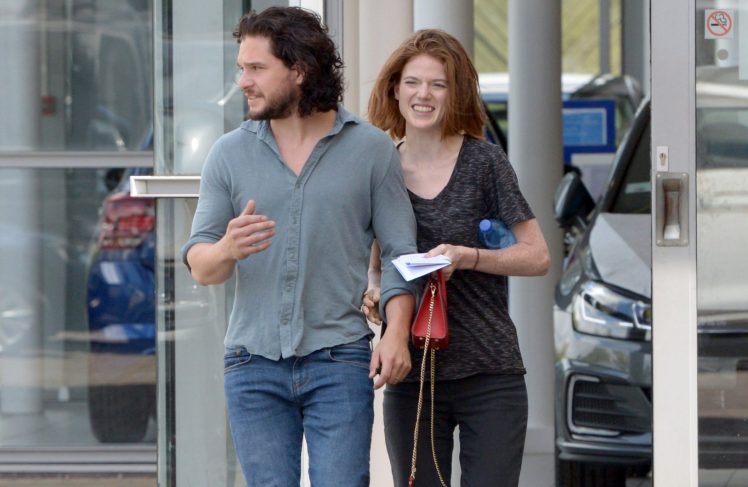 Game Of Thrones' Kit Harington and Rose Leslie can’t keep their hands off each other