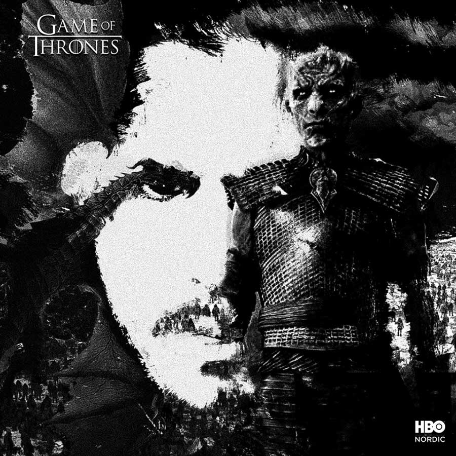 HBO Nordic shares an amazing Game Of Thrones artwork on Facebook
