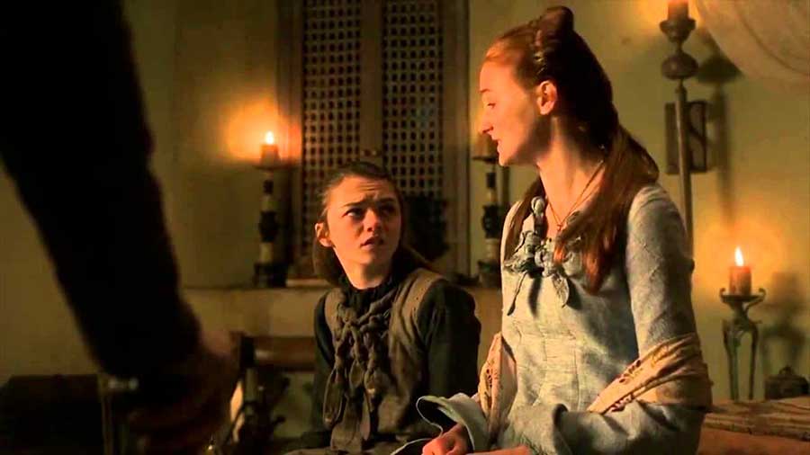 Maisie Williams discusses relationship between the Stark sisters
