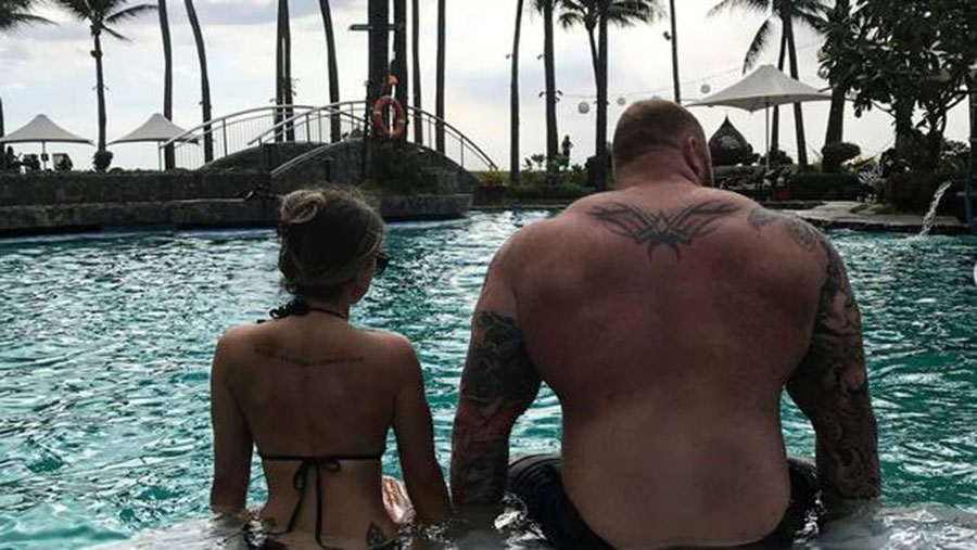 The Mountain marries his long-time girlfriend Kelsey Henson