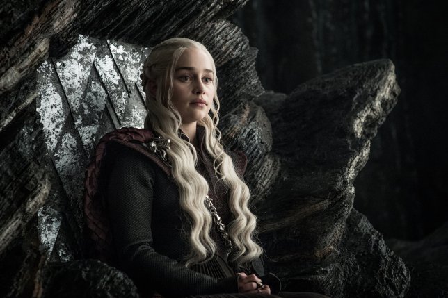 Television programme : Game of thrones. Emilia Clarke as Daenerys