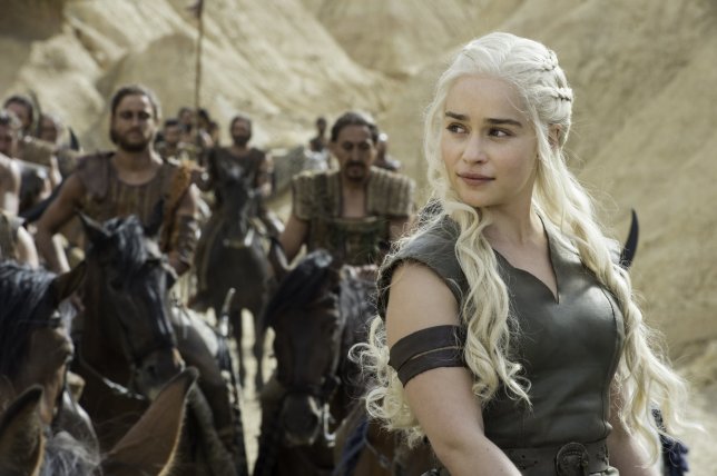 Television programme : Game of thrones. Emilia Clarke as Daenerys Targaryen