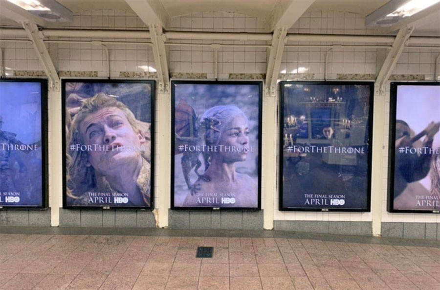 Game of Thrones fans are mad over spoilery promotional posters put up in New York