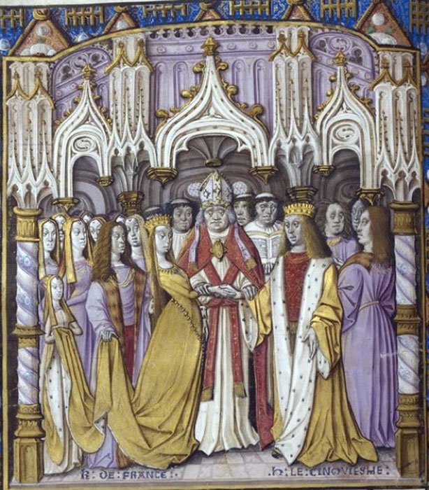 Marriage of Henry V of England to Catherine. (enwiki / Public Domain)