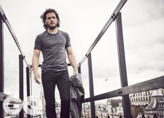 KIT HARINGTON ON LIFE AFTER THRONES - GQ Magazine Emily Ratajkowski Conditions of use - - The magazine has to feature at the bottom of any article referencing the GQ Interviews or article - The photos must not be cropped and feature in full with the water mark