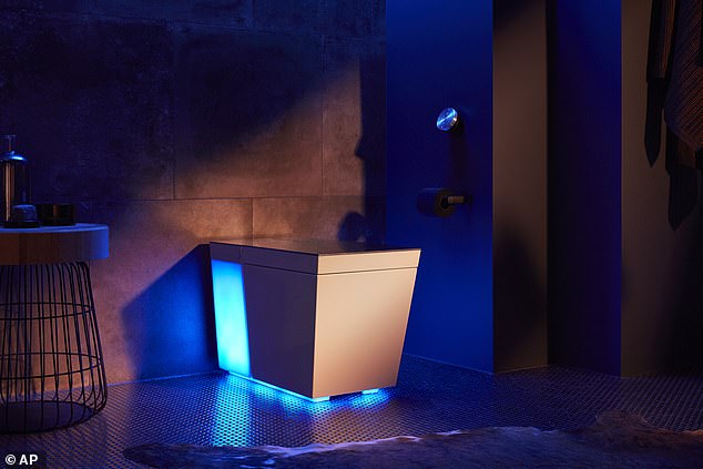 The toilet that turned the most heads was Kohler's $8,000 Numi 2.0. It features a sleek design,  with a heated toilet seat,  mood lighting, speakers and Amazon's Alexa voice assistant