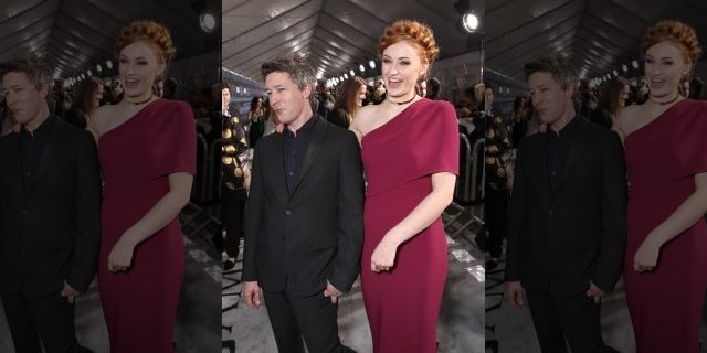 Aidan Gillen and Sophie Turner attend the premiere of HBO's "Game Of Thrones" Season 6 at TCL Chinese Theatre on April 10, 2016 in Hollywood, California.