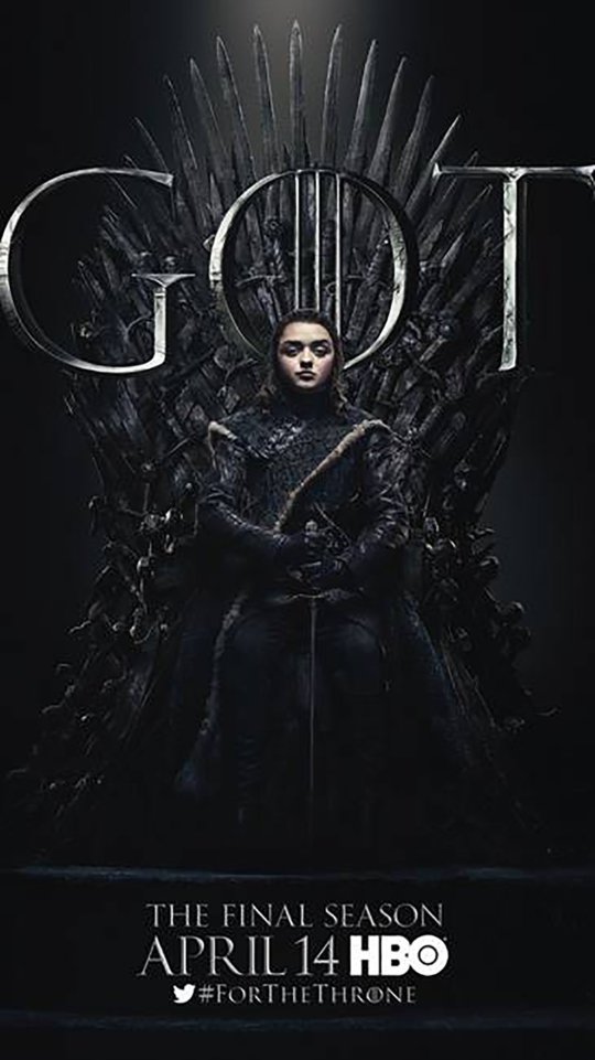 Picture: HBO Game Of Thrones season 8 posters