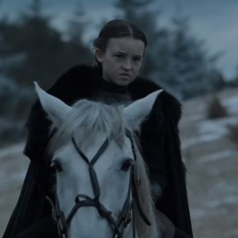 Bella Ramsey as Lyanna Mormont in Game of Thrones