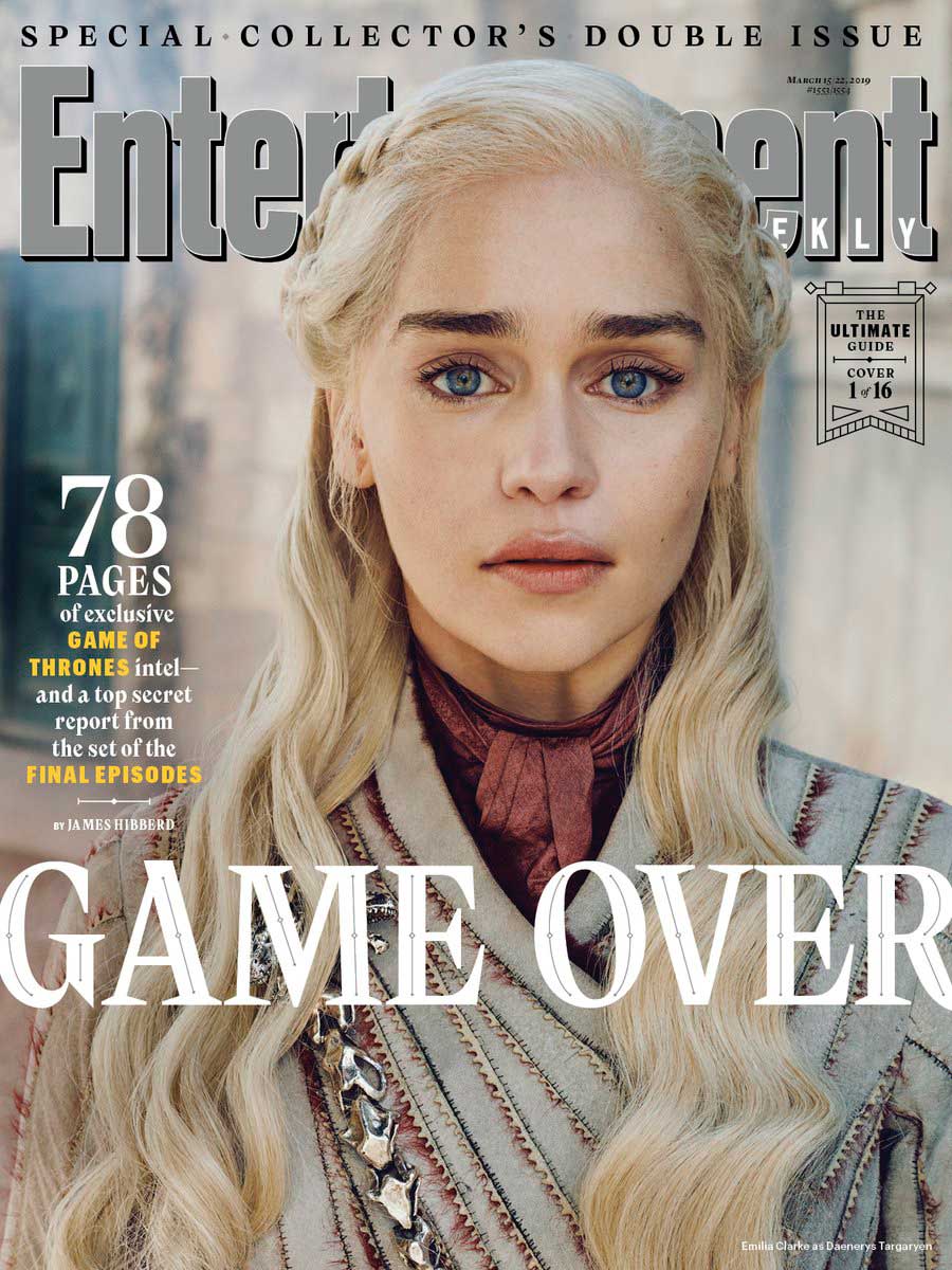 Entertainment Weekly releases 16 cover photos featuring Game Of Thrones characters 