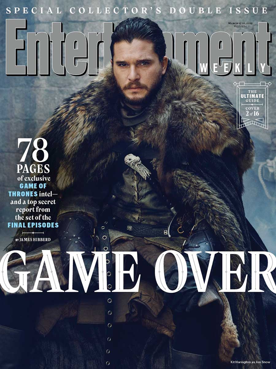 Entertainment Weekly releases 16 cover photos featuring Game Of Thrones characters 