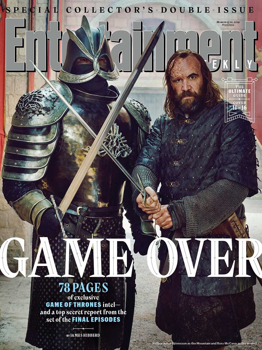 Entertainment Weekly releases 16 cover photos featuring Game Of Thrones characters 