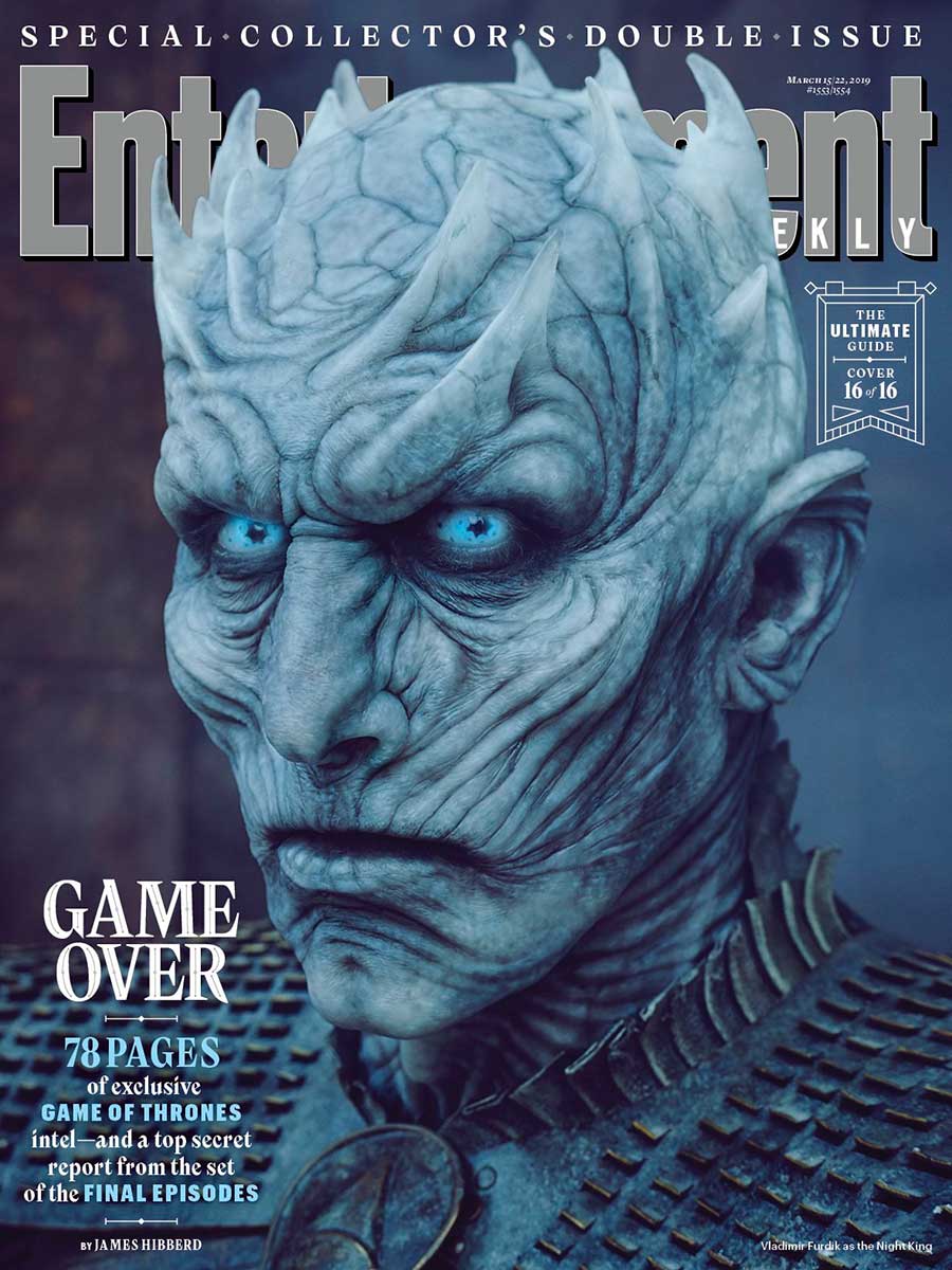 Entertainment Weekly releases 16 cover photos featuring Game Of Thrones characters 