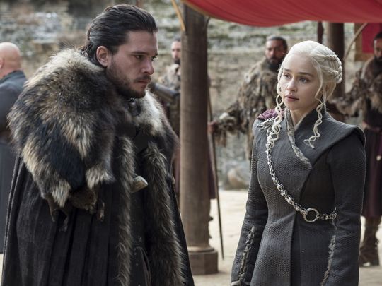 Jon Snow (Kit Harington), left, and Daenerys Targaryen (Emilia Clarke) both have come a long way since the start of HBO's 'Game of Thrones.'