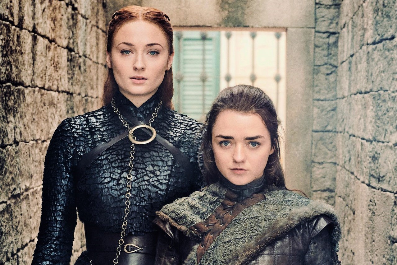 Maisie Williams Sophie Turner Arya Sansa Season 8 EW