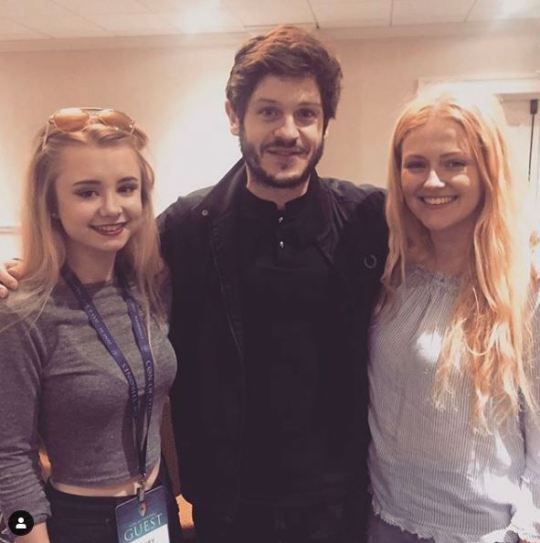 Kerry Ingram with Game Of Thrones star Iwan Rheon