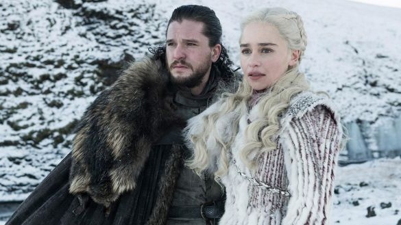 The “real” Daenerys Targaryen with Jon Snow in Game of Thrones