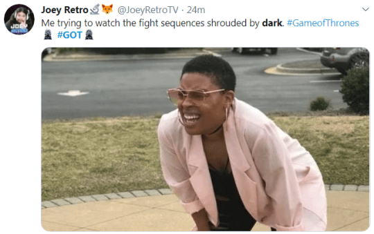 Game of Thrones tweet