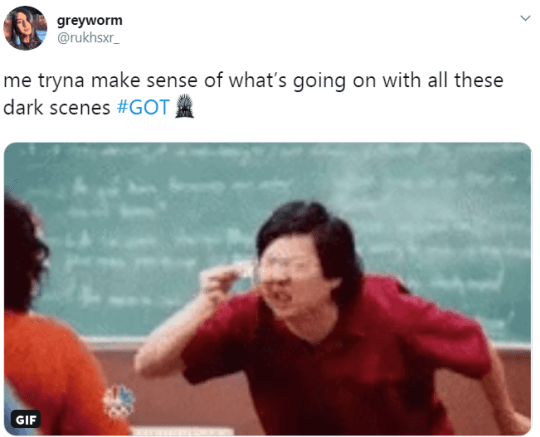 Game of Thrones tweet