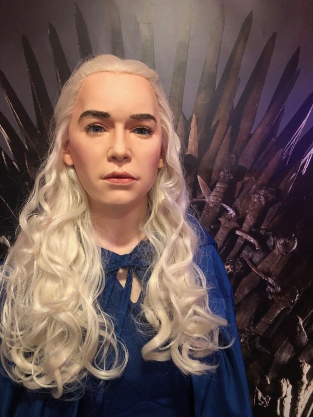 Daenerys Targaryen in Dublin’s Waxwork Museum. Photograph: Conor Pope